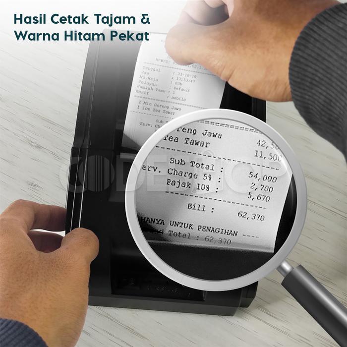 KERTAS STRUK THERMAL 58 X 40 MM - THERMAL ROLL MOBILE PRINTER 58X40