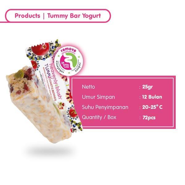 Heavenly Blush Tummy Yogurt Bar (24 Pcs X 25Gr)