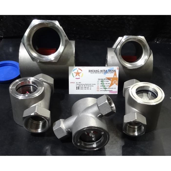 WTFT- Sight Glass Flow Indicator Ss304 1"