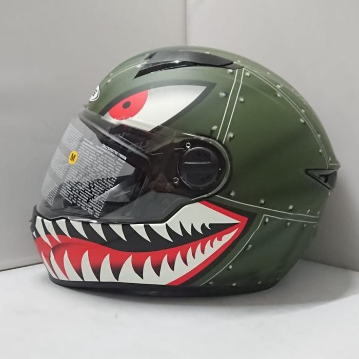 TERMURAH Helm Zeus ZS-811 Matt Green Army AL38 New!! READY STOCK