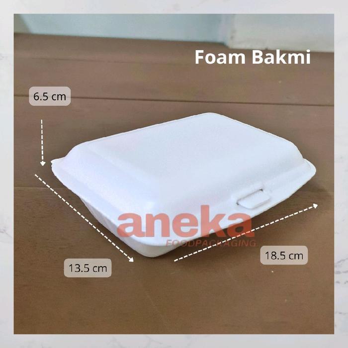 r5o1wh- 100Pc- Gojek- Foam Gps K-5 Bakmi Bubur Styrofoam/Sterofoam/Gabus Nasi Kotak Makan