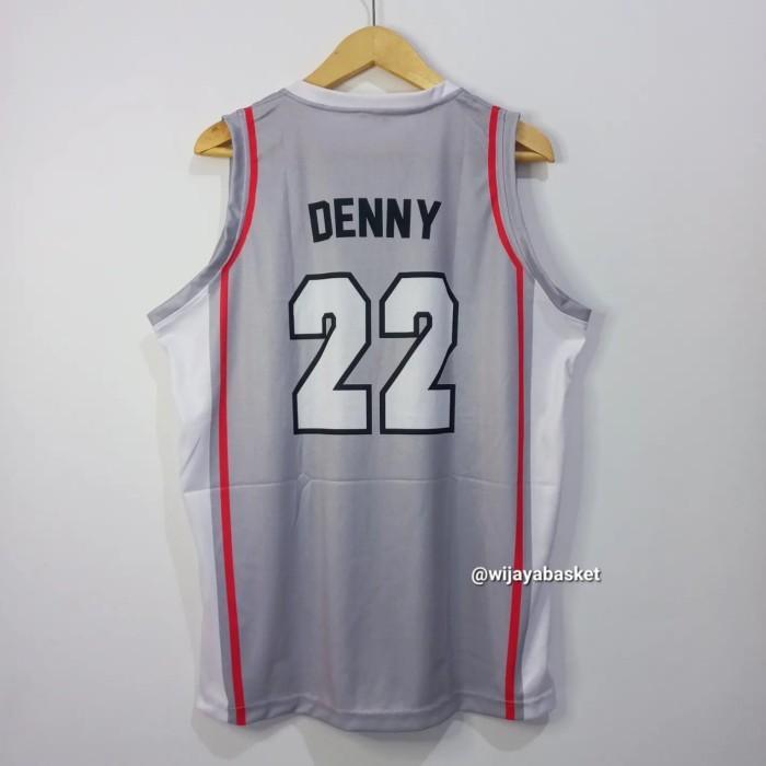 Jersey Basket Ibl Repro Aspac Texmaco #22 Sumargo Pebasket Sombong Abu