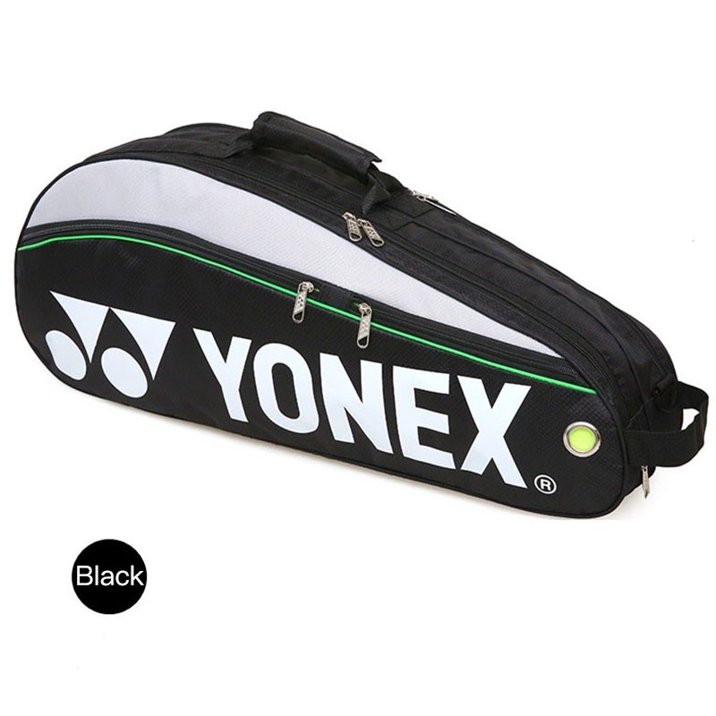 YONEX Original Badminton Bag Max For 3 Rackets With Shoes Compartment Shuttlecock Racket Sports Bag 