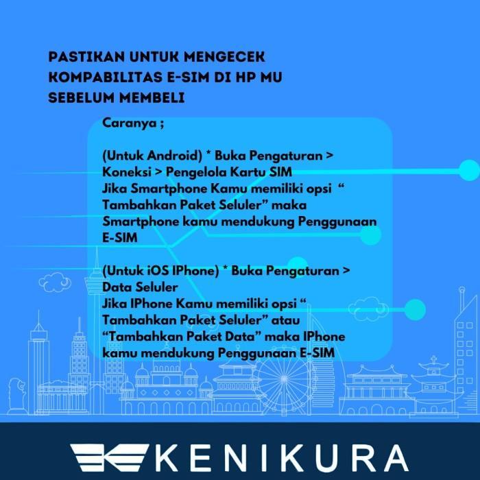 zmaa- Esim Singapore Malaysia Thailand Paket Data E-Sim Singapura Kenikura