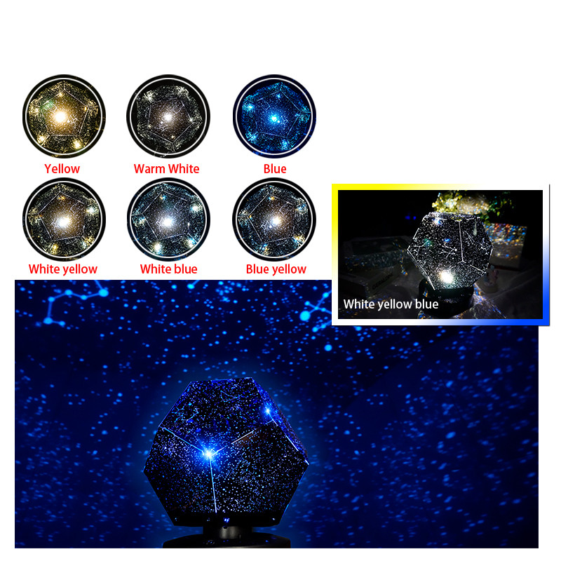 Led Star Projector Lamp Children Bedroom Galaxy Night Light Baby Lamp