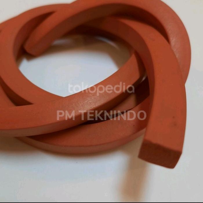 List Sponge Silikon 10mm x 10mm / Seal Karet Silicone Sponge meteran