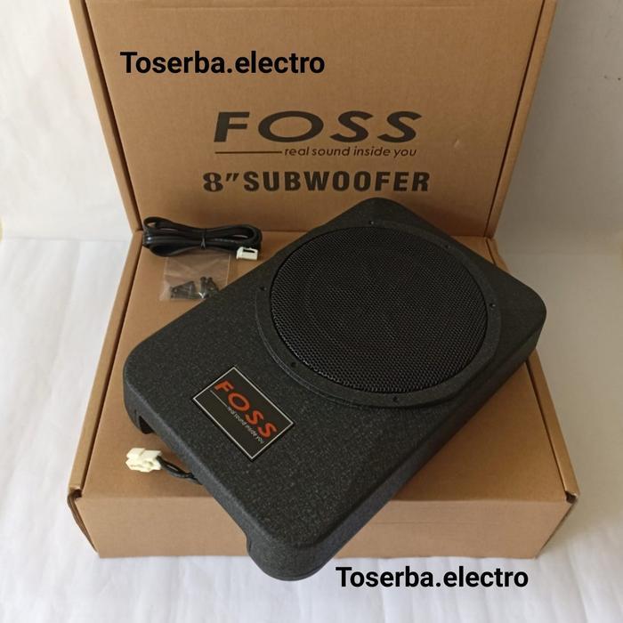 Subwoofer Kolong Jok 8 inch pasif 8in Foss Genetic audio mobil