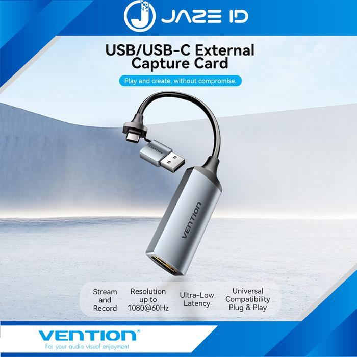 Vention Hdmi Video Capture Card Usb To Hdmi Game Capture For Streaming
