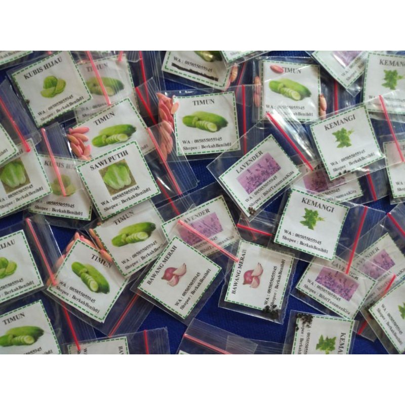 Paket 10 Macam Benih Sayuran Buah / Benih Biji Bibit Sayuran Buah