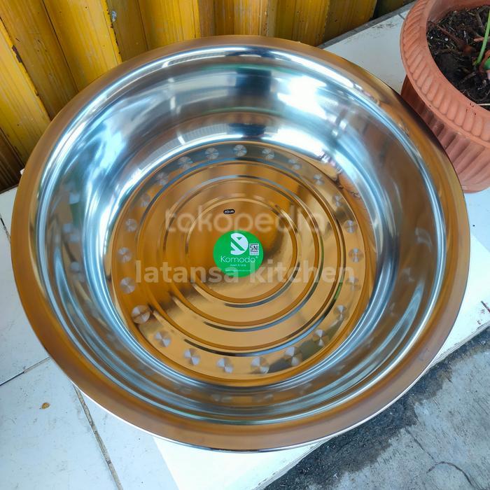 Komodo Baskom Stainless Steel 60cm Baskom Besar Stainless 60 Cm