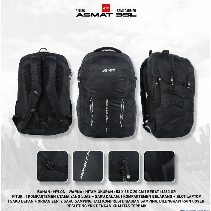 TAS SEMI CARRIER AREI 1118 SC. ASMAT 35L AREI OUTDOOR GEAR - DAYPACK PRIA WANITA - TAS PUNGGUNG