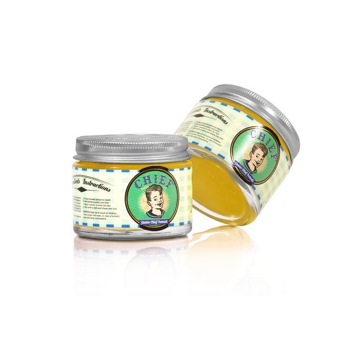 CHIEF JUNIOR POMADE MUDAH DIBILAS DAN AROMA LEMON FRESH GLYCERIN & SWEET ALMOND OIL RAMBUT STYLING