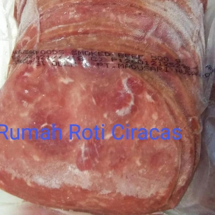 SMOKED BEEF 500GR SMOKE BURGER SLICE DAGING SAPI KEMASAN 500 GR Gratis Ongkir
