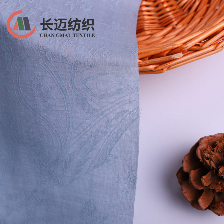 Kain Tenun Jacquard Bahan Hanfu Serba Guna Tencel Rayon Lebar 150cm untuk Blus Gaun |4DOZPT8G|