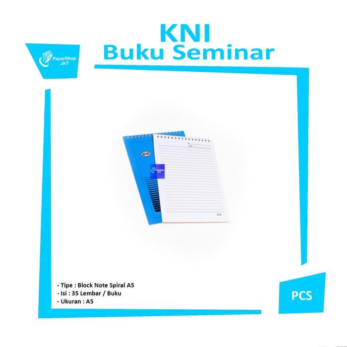 KNI Block Note Spiral A5 / Buku Seminar