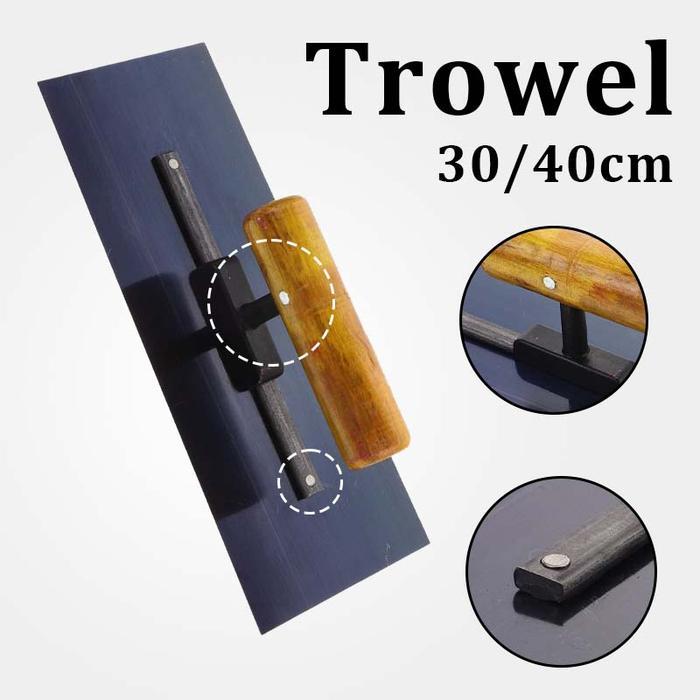 30/40 Cm Raskam Besi Acian Alat Khusus Penghalus Acian Tembok Trowel Acian Stainless