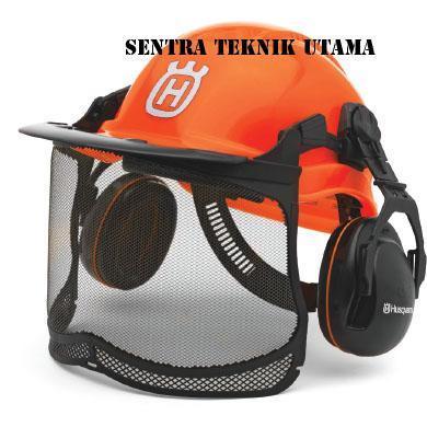TERMURAH Husqvarna Helmet Safety Chainsaw Husqvarna READY STOCK