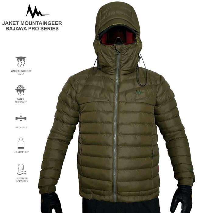 jaket puffer mountaingeer BAJAWA PRO series - jaket gunung gelembung mountaingeer BAJAWA PRO series