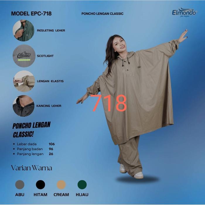 Elmondo Jas Hujan Setelan - Elmondo-718 Classic