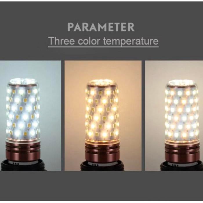 News RABBIT Lampu Bohlam LED Jagung 3 Warna Cahaya Fitting E27 & E14