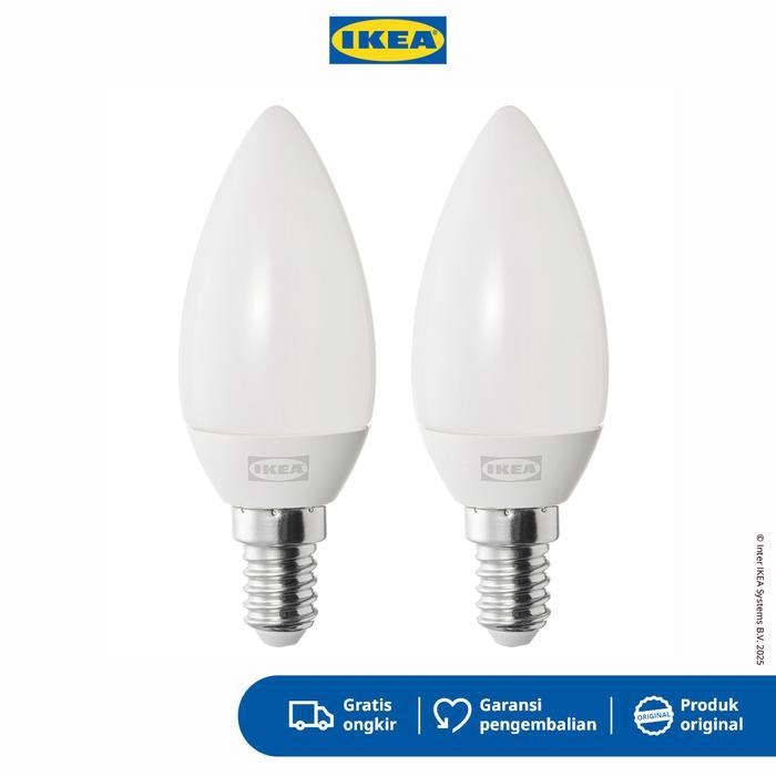 [Voucher] IKEA SOLHETTA Bohlam Chandelier LED E14 250 Lumen 2700K 1.8W Isi 2pcs