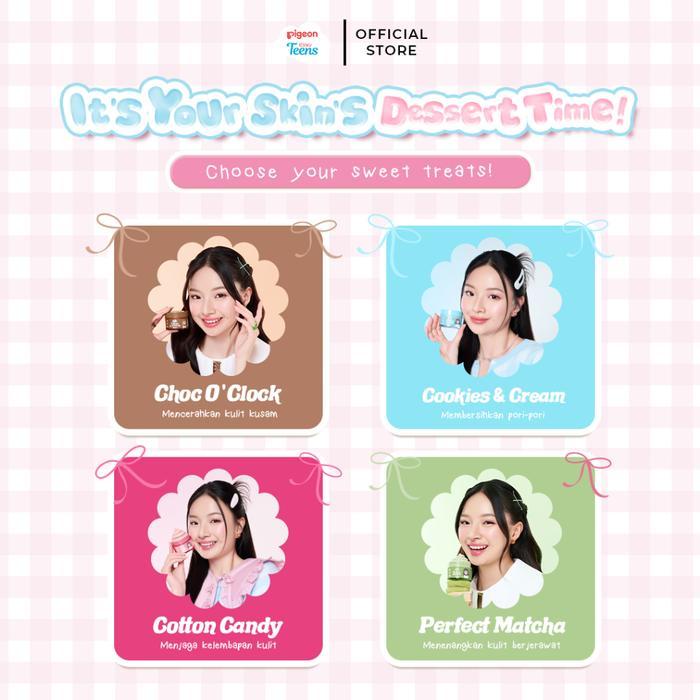 yx3w9- (Isi 4) Pigeon Teens Treat Your Skin Bundle Skincare Remaja Paket Masker Wajah Remaja