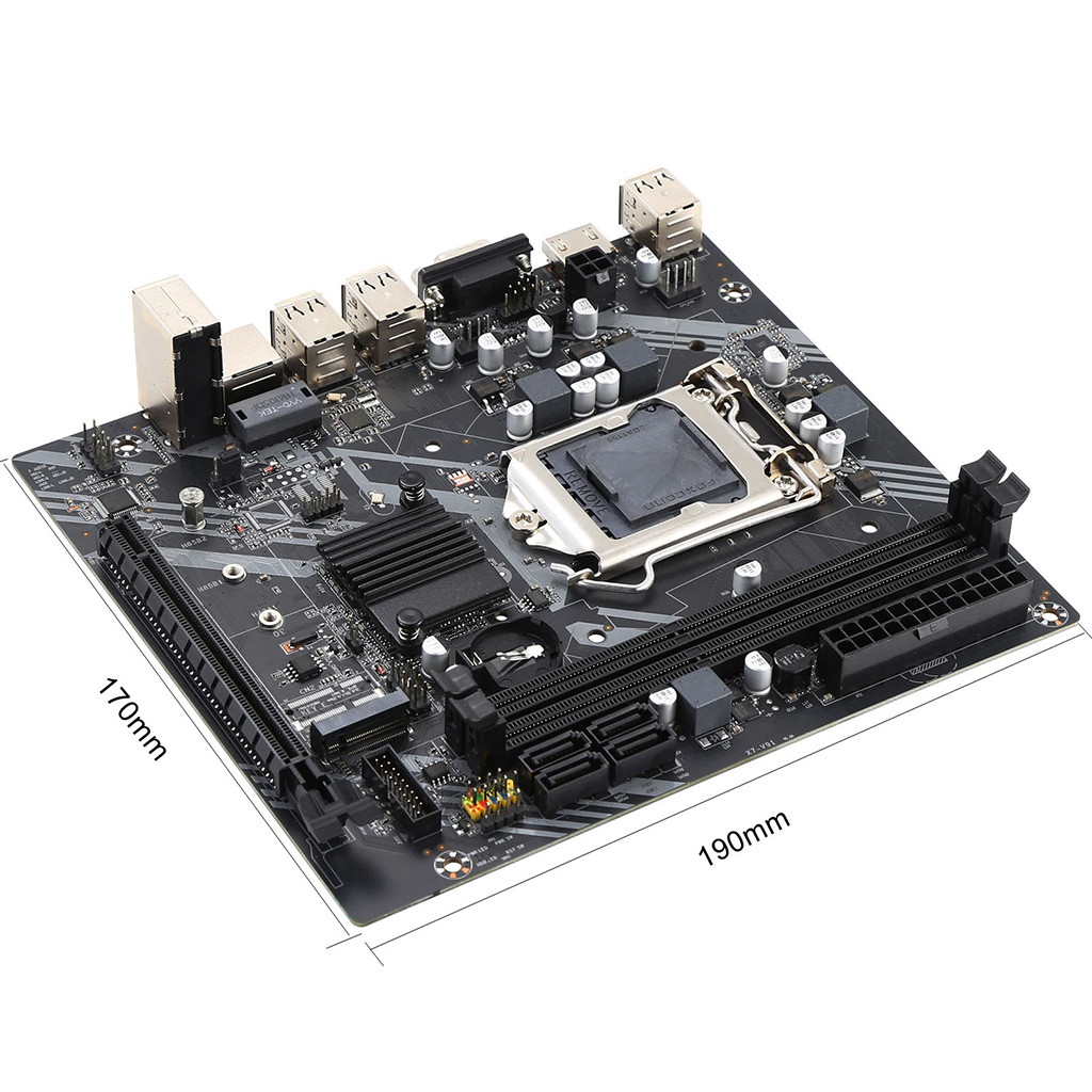 H61-S Desktop Motherboard Socket Lga 1155 For Intel Core I3 I5 I7 2*Ddr3 Memory 2.0 Pcie 16G H61 Pc