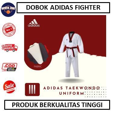 kpzzfv- Dobok Adidas Fighter / Uniform Taekwondo / Seragam Taekwondo