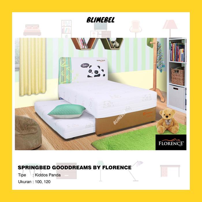 BLIMEBEL Florence Spring Bed Gooddreams Panda 2 in 1/Tempat Tidur Anak