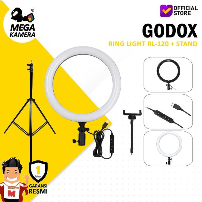 Godox Rl-120 Ring Light - Beauty Lighting Video With Tripod Stand