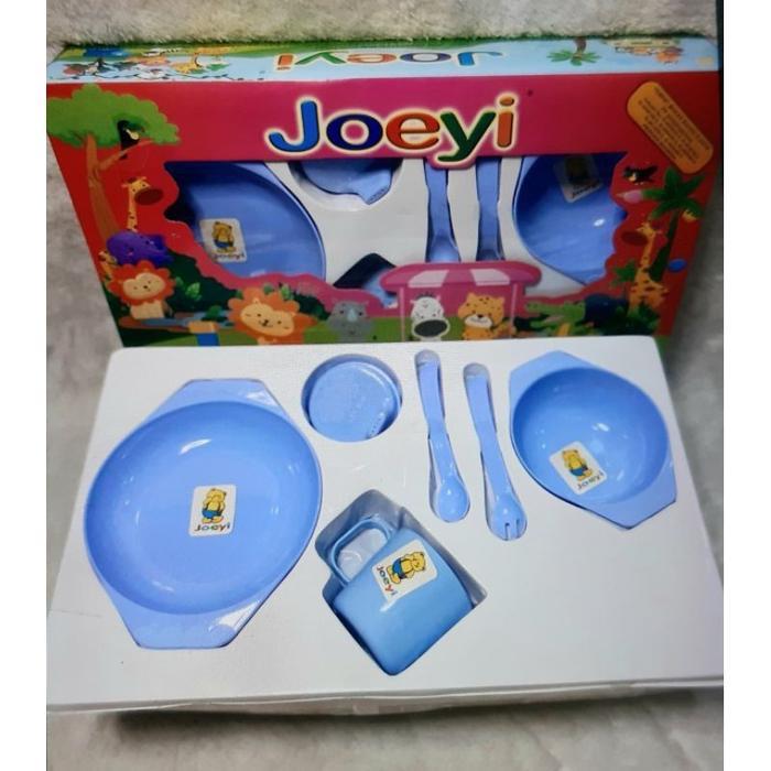 1 Set Tempat Makan Minum Peralatan Perlengkapan Bayi Newborn Anak Balita SD Ukuran Sedang JOEYI