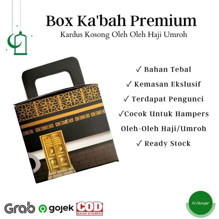 Kardus Kosong Oleh Oleh Haji Umroh ( 1 Pack Isi 100 Pcs ) Bentuk Ka'Bah Kardus Hampers