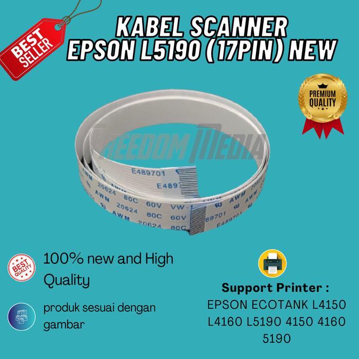 Kabel Scanner Epson Cable Flexible Scanner L 5190 L-5190 L5190 L5290 - 17 PIN 85CM