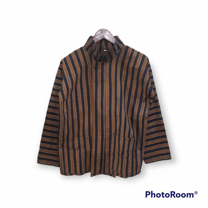 ORIGINAL baju surjan lurik pria READY STOCK