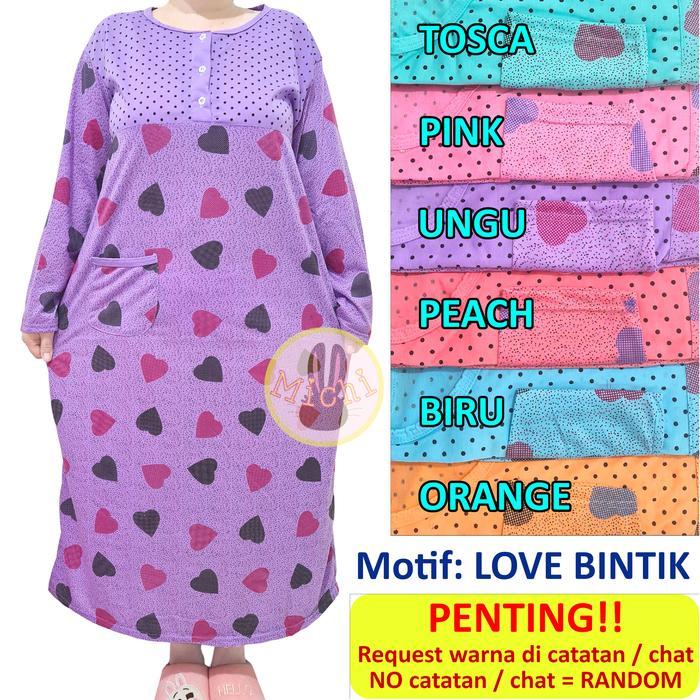 MUSLIFIX- Long Dress Dewasa Jumbo Gamis Kaos Ld110Cm Wanita Muslim Panjang Motif Maxi