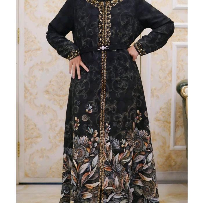 MUSLIFIX- [New] A202532 - Abaya Hikmat Fashion Original Set Hijab