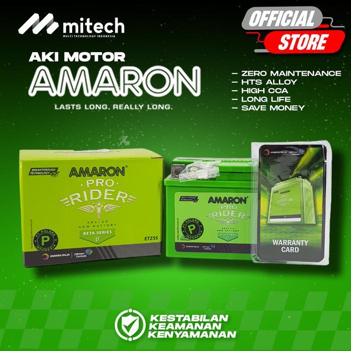 Amaron Aki Kering Motor Yamaha Vixion Etz5S / Gtz5S / Ytz5S
