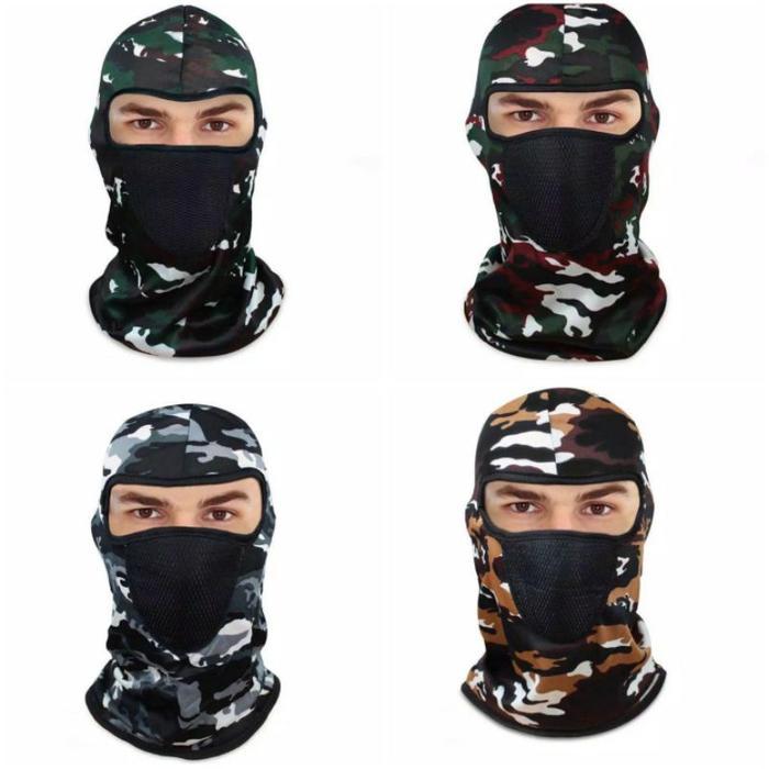 Masker Baff Ninja Army Full Face Pria Motor