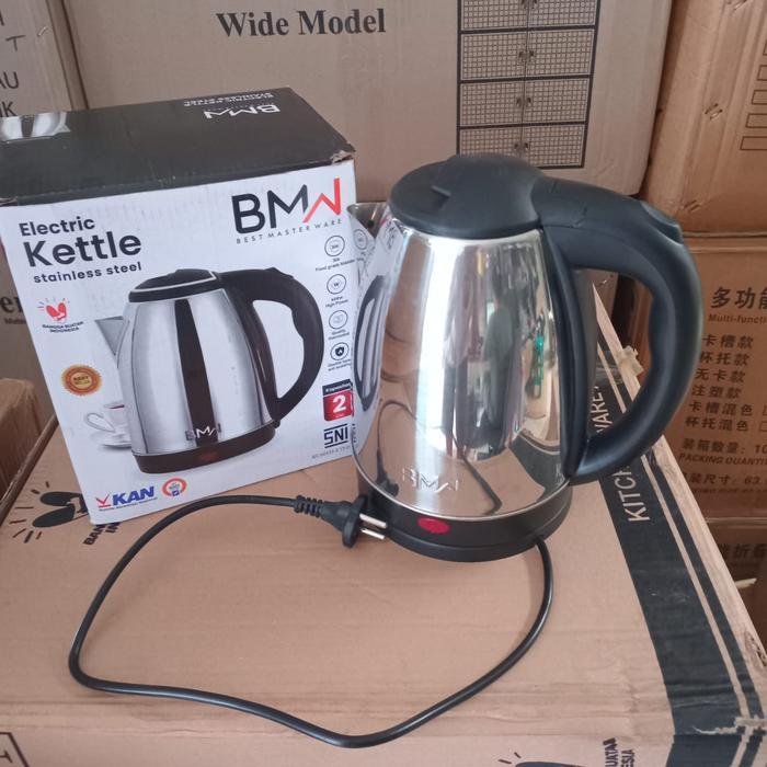 News Teko listrik stainless low watt/Teko listrik 1,8 liter/Pemanas air