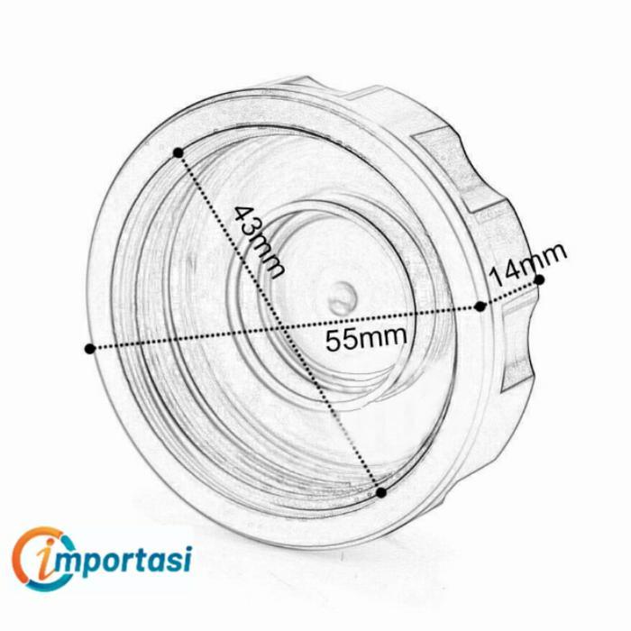 TUTUP TANGKI BENSIN ANNIVERSARY PIAGGIO VESPA GTS PRIMAVERA SPRINT LX