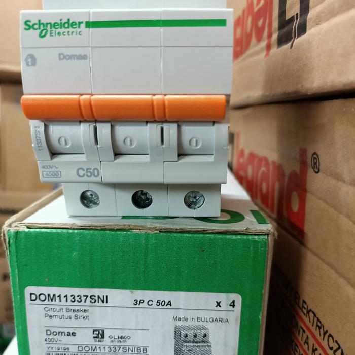 Sale Mcb 3 Phase 50A Domae Schneider Sni Terlaris