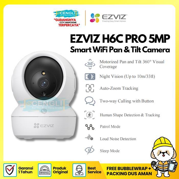 ASLI Cra Wireless Ezviz C6N 4MP CCTV Wifi Bacam Smart Ezviz C6N 4MP READY STOCK