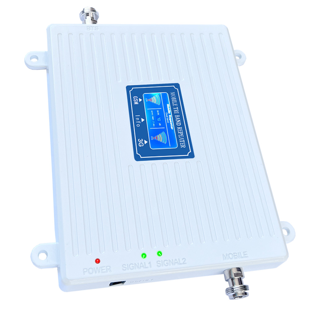 - Gsm Wcdma Amplifier 70Db Dual Band Signal Amplifier 900 / 2100Mhz