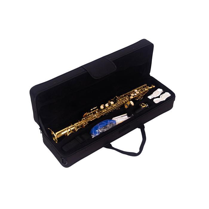 Saxophone Soprano Gold Brass Fullset Mandalika
