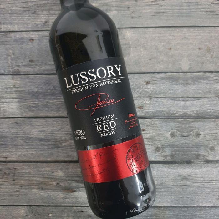 -Terlaris Lussory Premium Red Merlot Non No Alcoholic Wine Beer Paulaner Corona Anker - Gratis