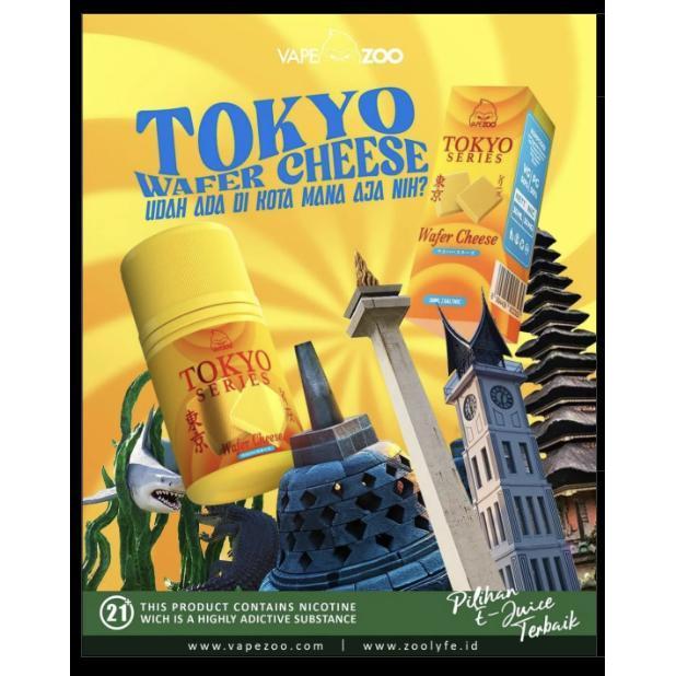 TOKYO WAFER CHEESE FREEBASE TOKYO SERIES 60ML BY VAPEZOO