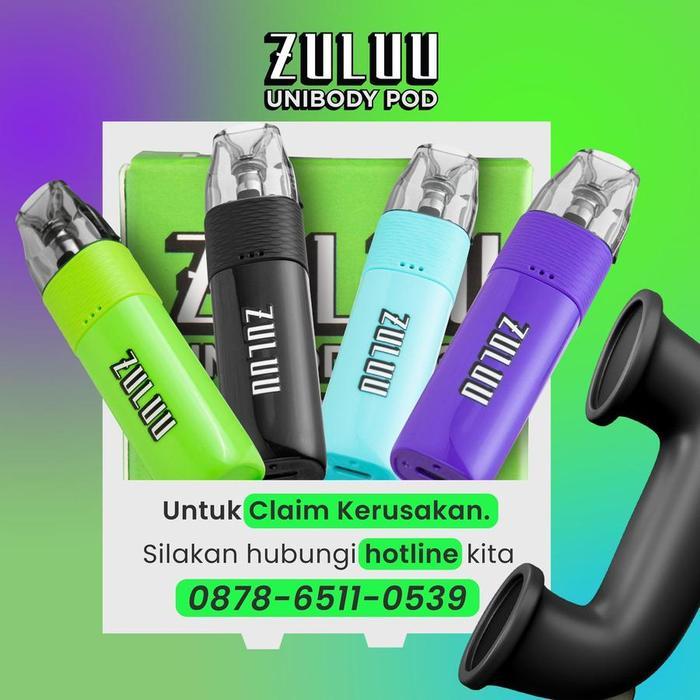 ZULUU UNIBODY POD KIT 500MAH AUTHENTIC 100%