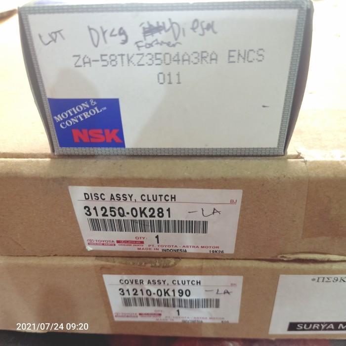 Kopling Set Fortuner Hilux Diesel Original