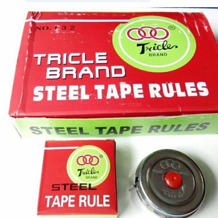 Meteran stainless 2mt tiga ring,meteran 2 meter stainless