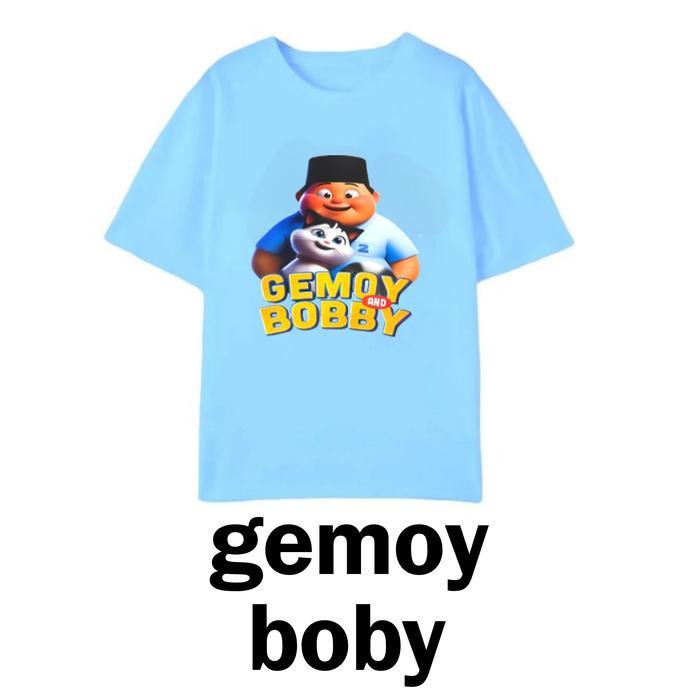 Baju Kaos Gemoy Prabowo/Kaos Relawan Pragib Gemoy /Baju Prabowo Gemoy